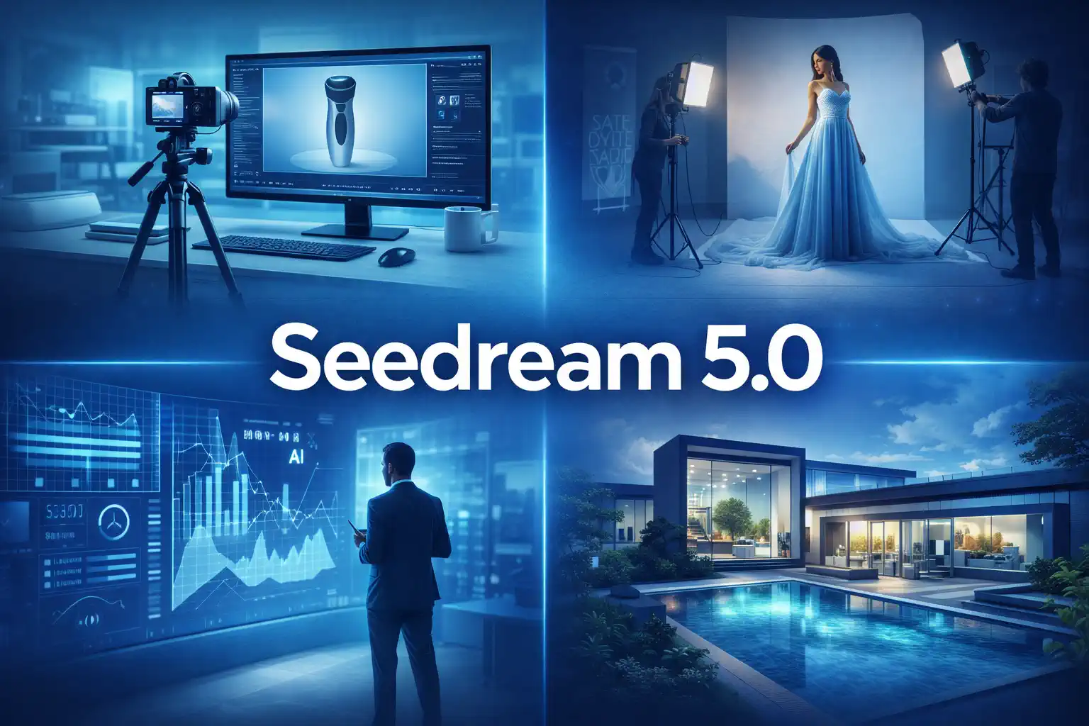 Seedream 5.0 AI 图像生成器概览和界面
